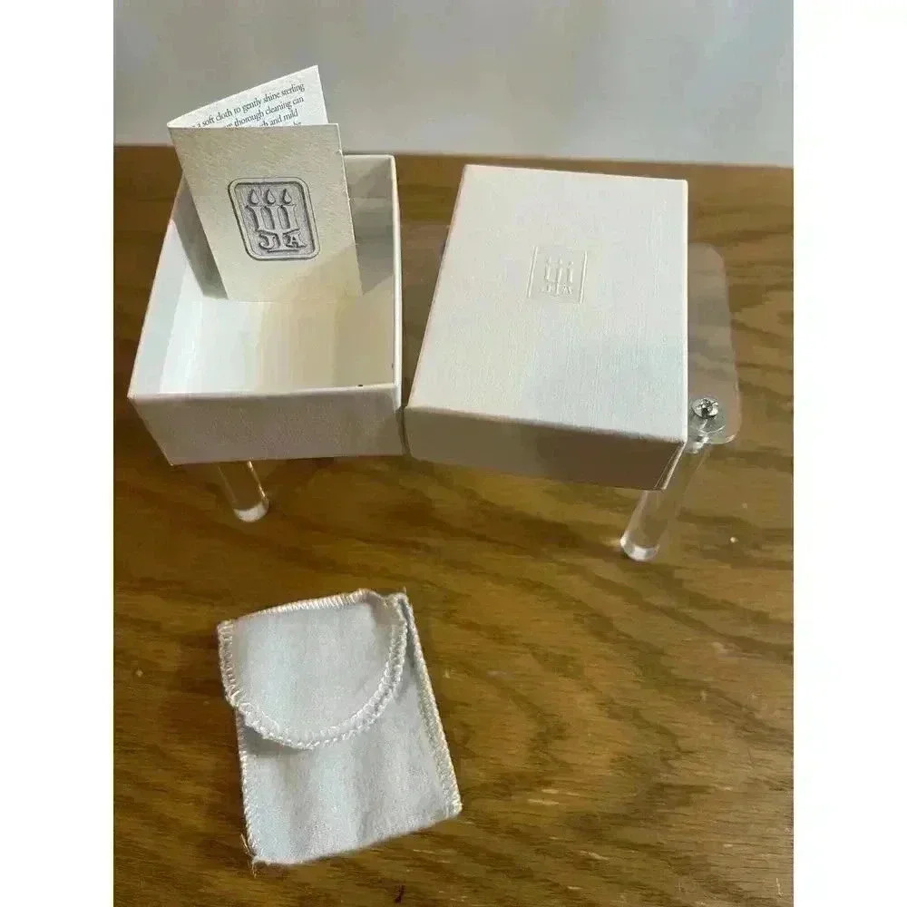 Vintage James Avery Box With‎ Felt Pouch And Card Insert EMPTY